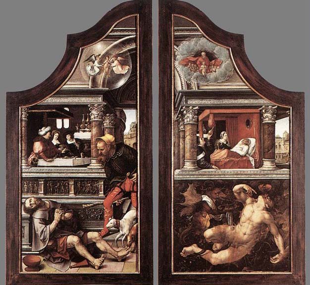 Bernaert Van Orley Triptych of Virtue of Patience